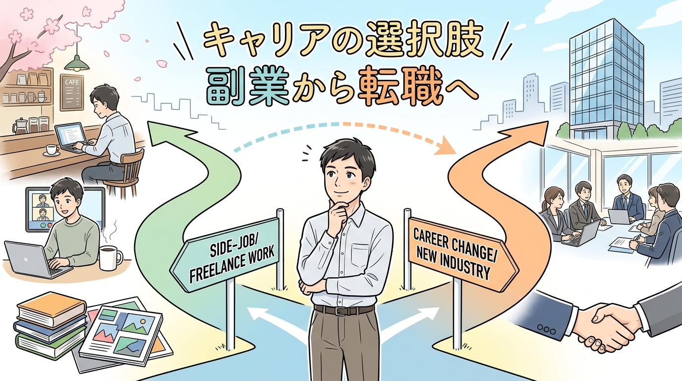 副業から転職へのキャリアパスの選択肢